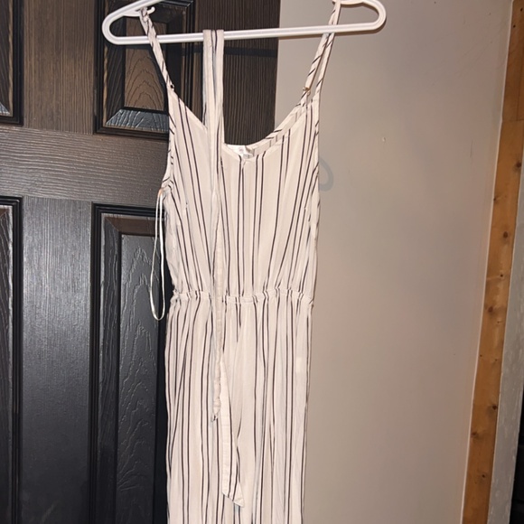 Striped Sleeveless Jumpsuit - Picture 1 of 1